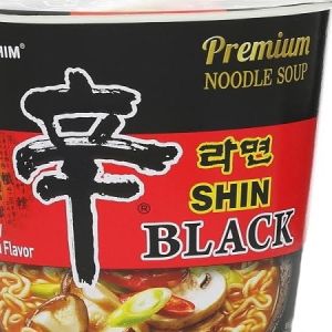 NONGSHIM - SHIN RAMYAN BLACK PREMIUM NOODLE SOUP CUP
