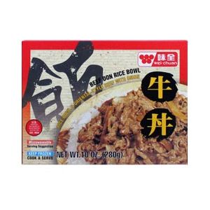 WEI-CHUAN BEEF DON RICE BOWL(FROZEN)
