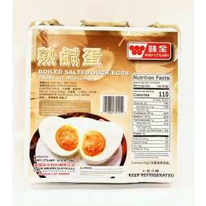 WEI-CHUAN - BOILED SALTED DUCK EGGS (6 PCS)