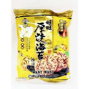 WANT-WANT - RICE BISCUIT SEAWEED FLAVOR (118G)