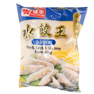 WEI-CHUAN - PORK,LEEK & SHRIMP DUMPLING