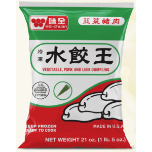 WEI-CHUAN - VEGETABLE .PORK/LEEK DUMPLING