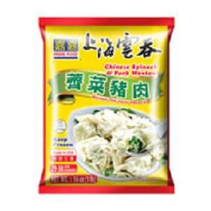 PRIME FOOD - Chinese Spinach & Pork Wonton (1LB)