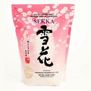 SEKKA - PREMIUM MEDIUM GRAIN RICE (2KG/4.4LBS) NON GMO / GLUTEN FREE