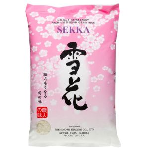 SEKKA - PREMIUM MEDIUM GRAIN RICE (40 LBS) NON GMO / GLUTEN FREE