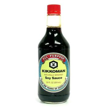 KIKKOMAN - NATURALLY BREWD SOY SAUCE ALL-PURPOSE (20FL OZ)