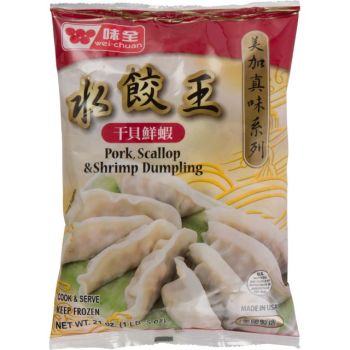 WEI-CHUAN - PORK SHRIMP AND SCALLOP DUMPLINGS