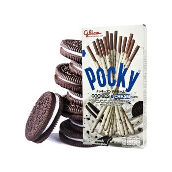 POCKY CHOCOLATE STICKS  (COOKIES&CREAM)