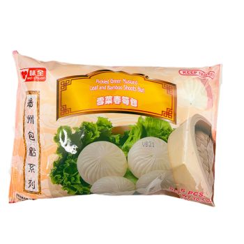 WC - PICKLED GREEN MUSTARD LEAF AND BAMBOO SHOOTE BUN