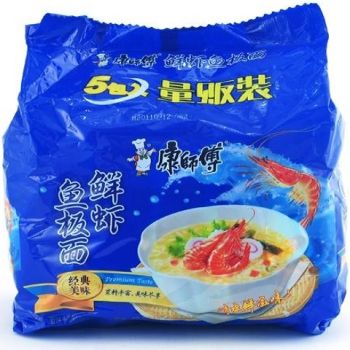 MASTER KONG - INSTANT NOODEL - Artificial Seafood Flavored (5 In 1) 