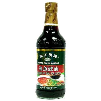 PEARL RIVER BRIDGE - SEASNOED SOY SAUCE FOR SEAFOOD (420ML)