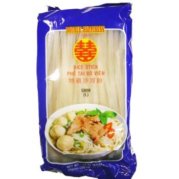 DOUBLE HAPPINESS - RICE STICK (14 OZ / 5MM)