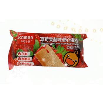 KAMAN - STRABERRY  JAM FLOWHEART EGGROLL