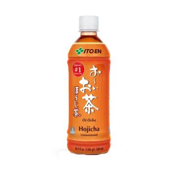 Itoen Unsweetened Green Tea Oi Ocha Hojicha 16.9oz 伊藤园无糖焙煎绿茶 (27312)